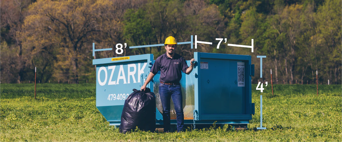 8 yard Dumpster Rental - Ozark